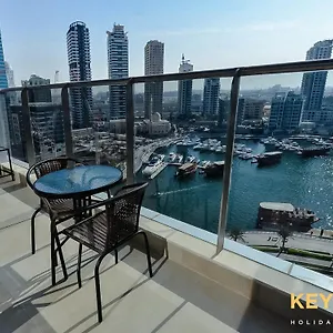 Sophisticated One Bedroom With Full Marina View Апартаменты Дубай